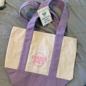 tj mini tote - pastel purple